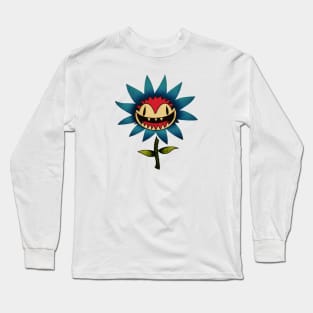 Colourful evil flower Long Sleeve T-Shirt